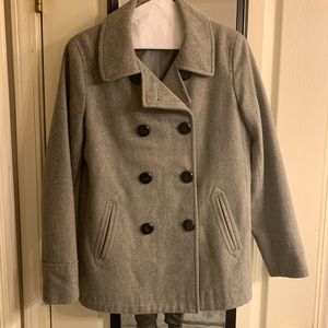 Wool Blend Pea Coat